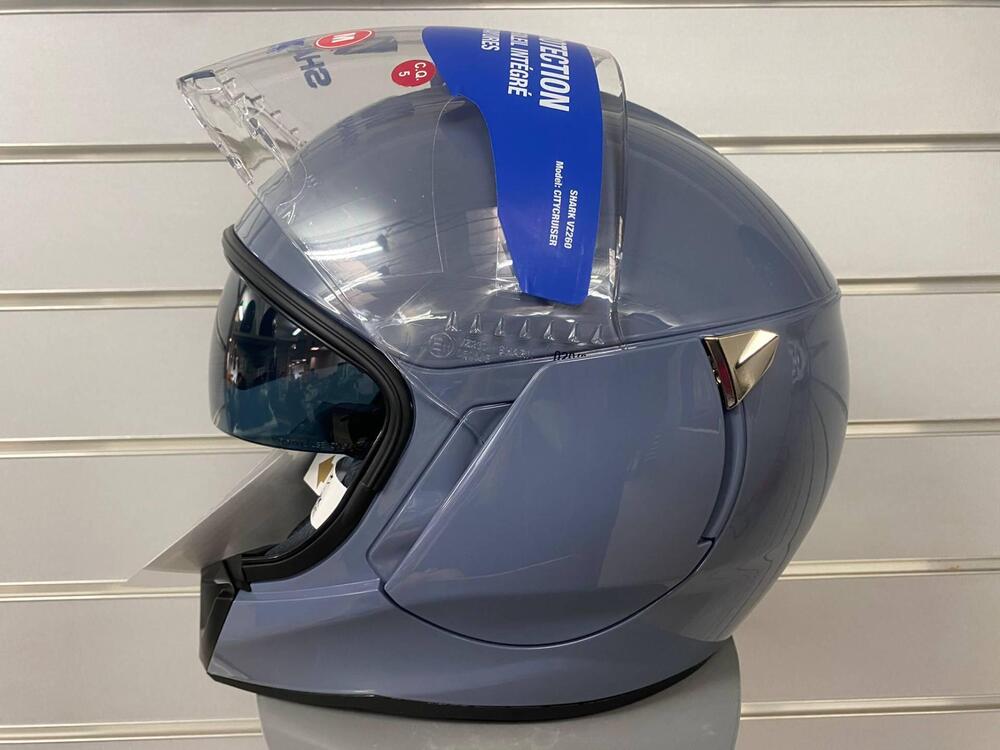 Casco jet Shark CITYCRUISER BLANK Grigio Shark Helmets (2)