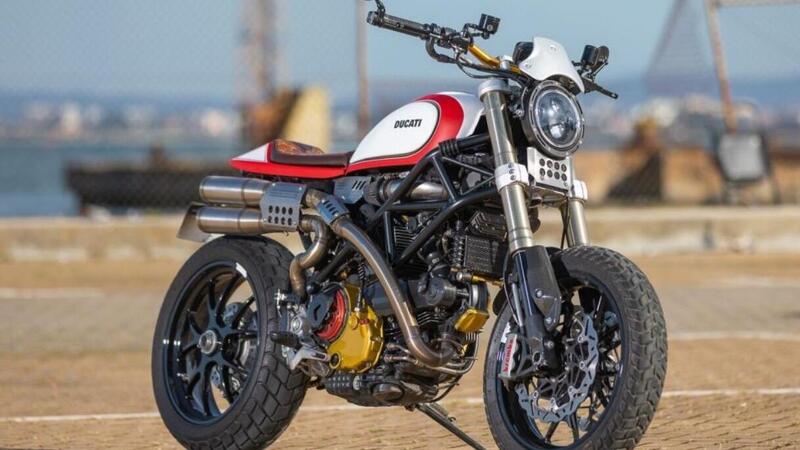 Ducati Hypermotard diventa Hypertracker, la special di Jorge Rodrigues