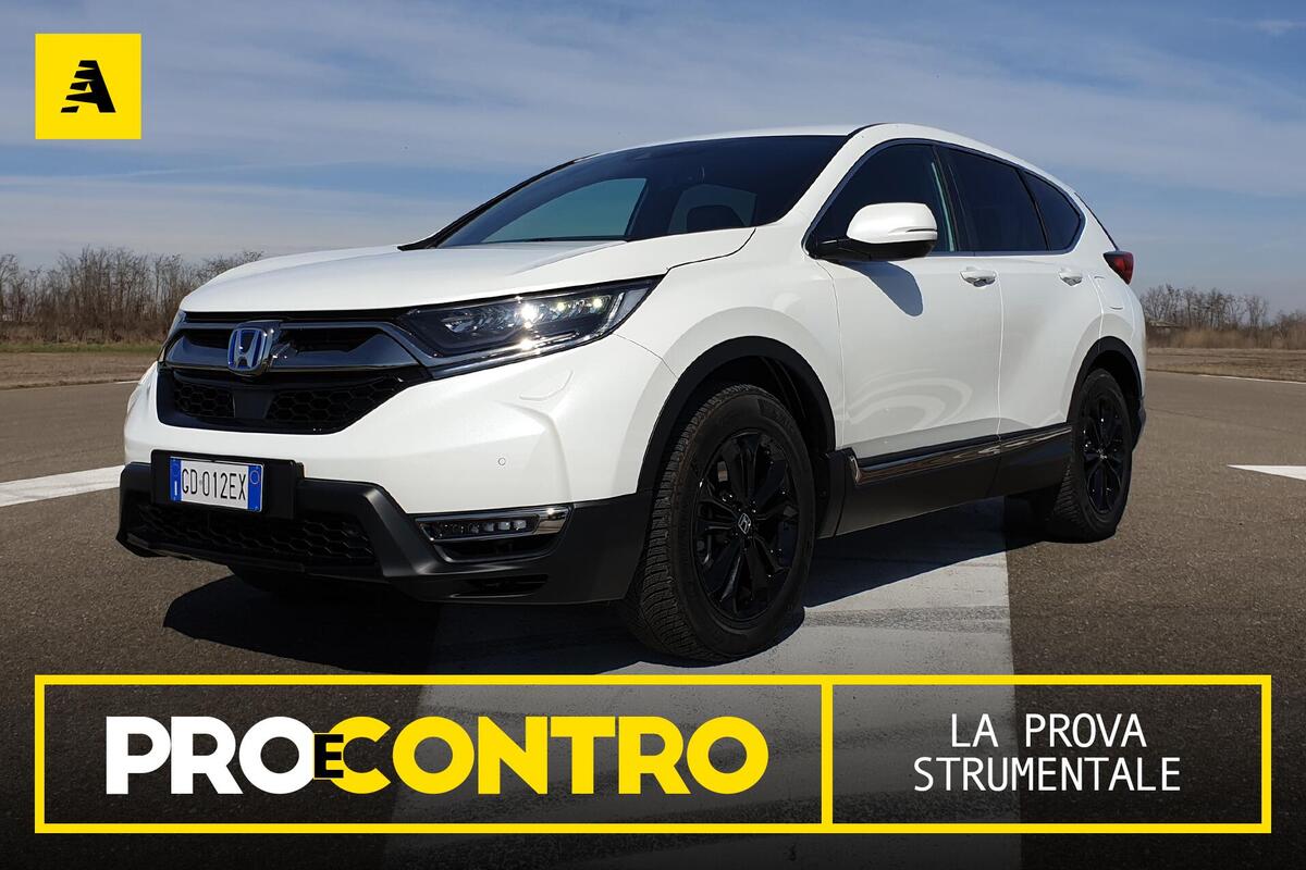 Honda CR-V Hybrid, PRO e La prova strumentale [Video