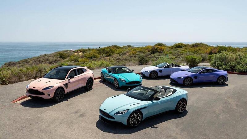 Aston Martin Pastel, l&rsquo;edizione speciale per celebrare i colori della California