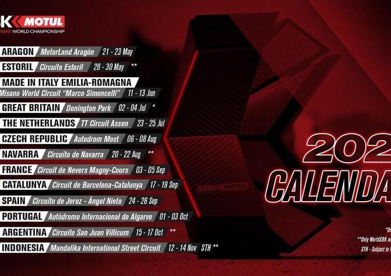 Calendario SBK. Entra il circuito di Most. Phillip Island: se ne riparla nel 2022