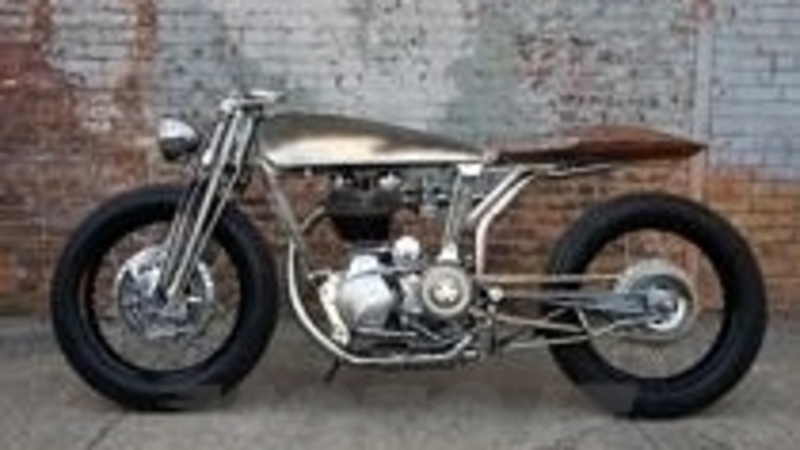 Hazan Motorworks, opera d&#039;arte su base Royal Enfield 500