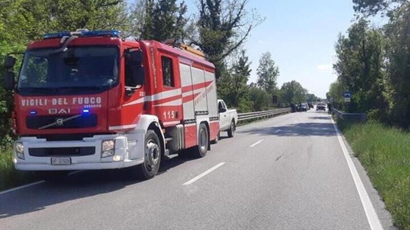 Varmo, sbanda e cade in moto per evitare un capriolo