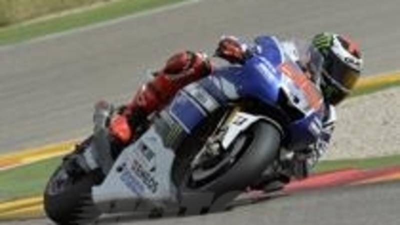 Test MotoGP ad Aragon. Lorenzo il pi&ugrave; veloce, Rossi soddisfatto