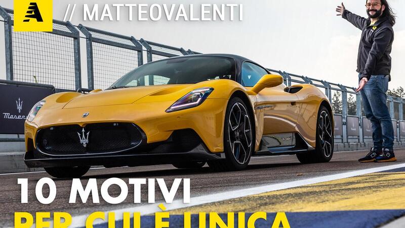 Maserati MC20: 10 motivi che la rendono diversa da tutte le altre supercar [Video]