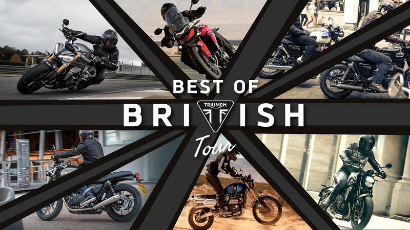 Triumph apre 11 nuove concessionarie in Italia con il Best of British Tour