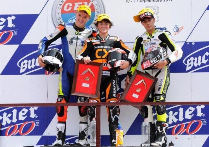 MotoGP. Miller e Bagnaia, dieci anni fa, sul loro primo podio