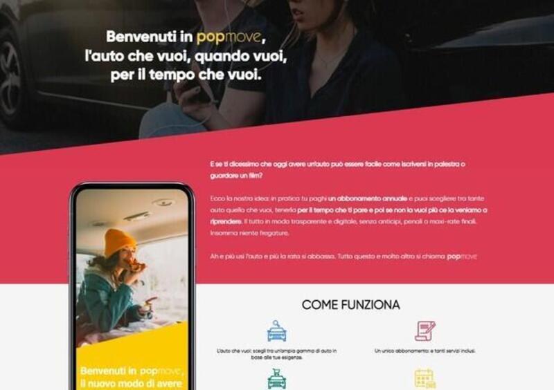 Da PopMove il noleggio &quot;flessibile&quot;, che si paga anche con Bitcoin