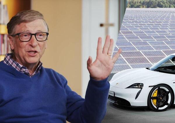 Bill Gates, dall&rsquo;amore per le Porsche all&rsquo;auto elettrica: &ldquo;le macchine sono una piccola parte del problema&rdquo;