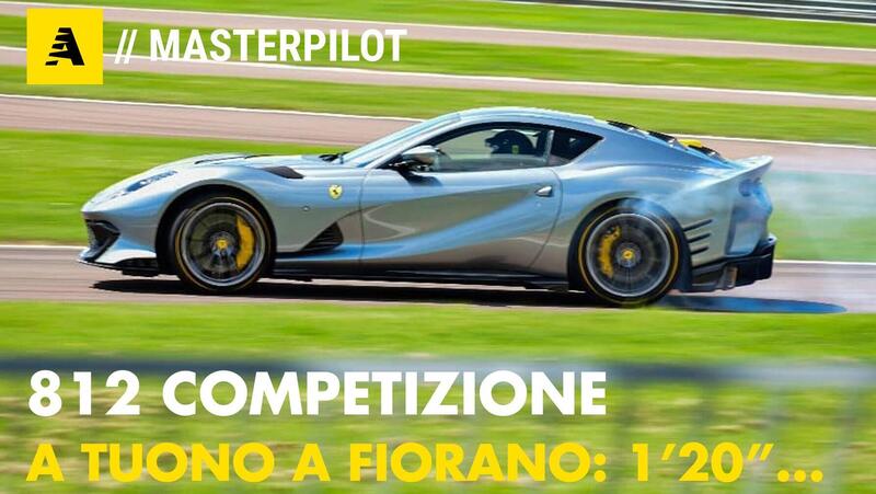 Ferrari 812 COMPETIZIONE | Un giro A CANNONE a Fiorano con De Simone [VIDEO]