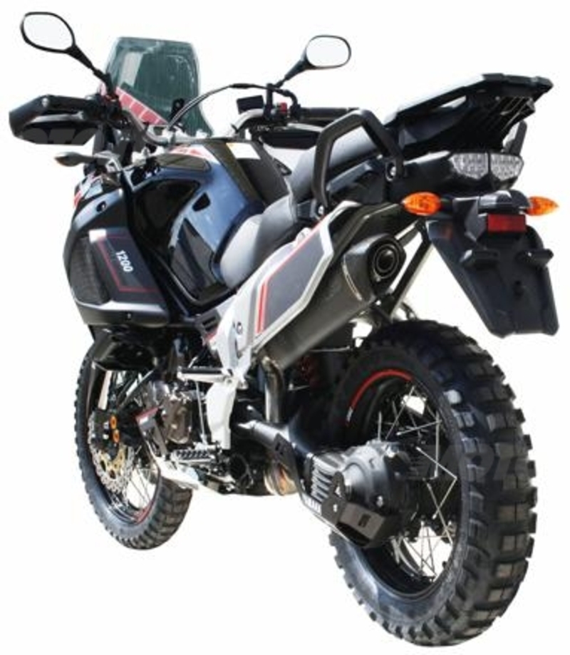 Scarico Exan X-Black ovale per Yamaha Super T&eacute;n&eacute;r&eacute; 1200