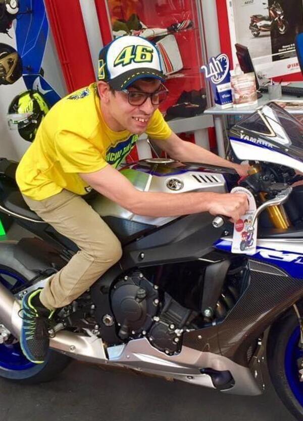 La solidariet&agrave; della VR46 e del team del Sic per Luca, il fratello di Luana, appassionato vero di MotoGP: &quot;Nonostante i miei problemi corro sui go kart, ma sogno di andare in moto&quot;