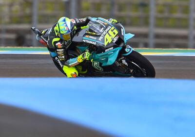 MotoGP 2021. GP di Francia a Le Mans. Valentino Rossi: Team VR46: 50% Yamaha, 50% Ducati