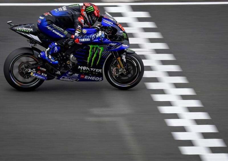 MotoGP 2021. GP di Francia a Le Mans. Pole position di Fabio Quartararo