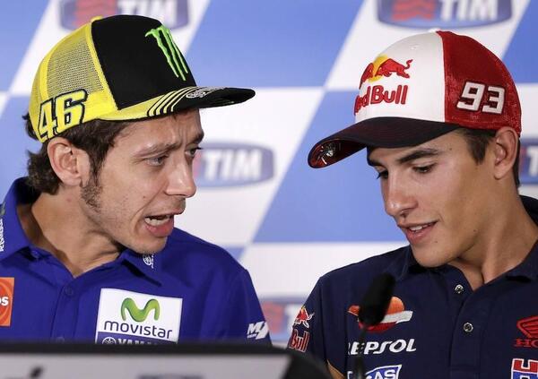 Valentino Rossi e Marc Marquez dovrebbero scambiarsi i difetti