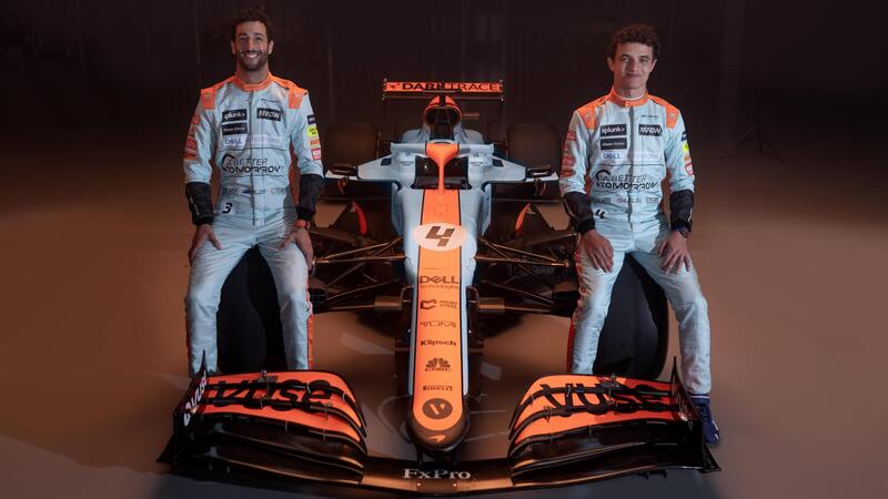 Formula 1: McLaren, a Montecarlo con l&#039;iconica livrea Gulf