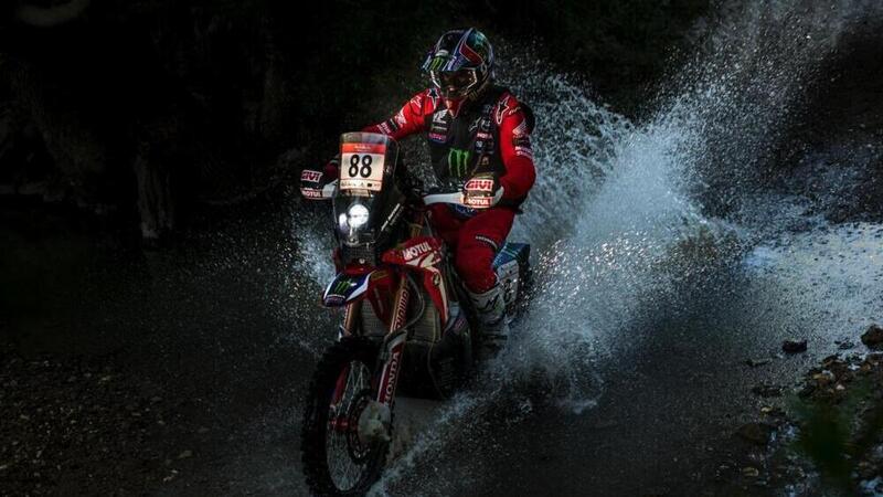 Andalucia Rally. Moto. Momentum Joan Barreda, en plein Honda