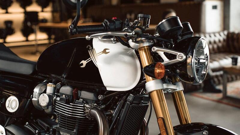 Triumph Thruxton RS in livrea speciale&nbsp;Distinguished Gentleman&#039;s Ride