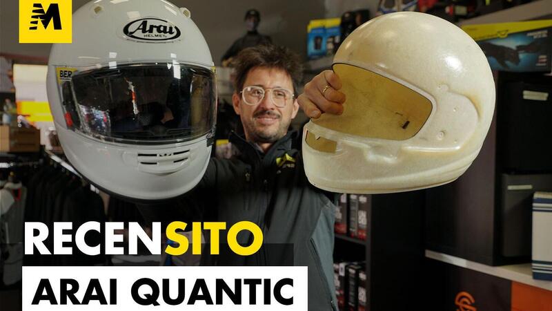 Arai Quantic. Vi raccontiamo e mostriamo come &egrave; fatto.