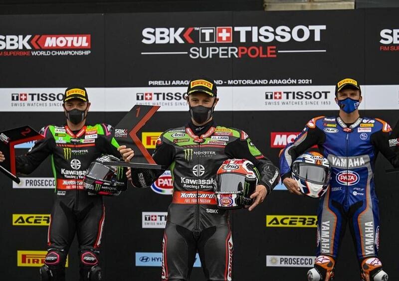 Superbike 2021. Jonathan Rea vince la Superpole race di Aragon