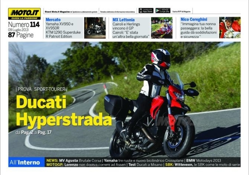 Magazine n&deg; 114, scarica e leggi il meglio di Moto.it