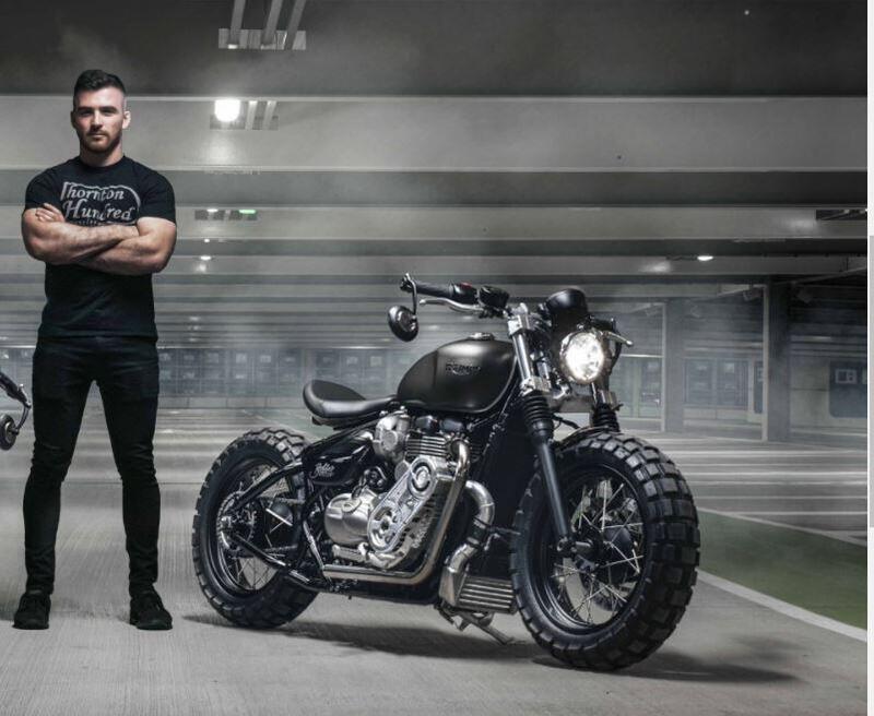 Jody Millhouse e una Bobber di Thornton Hundred Motorcycles, anche questa con un compressore Rotrex