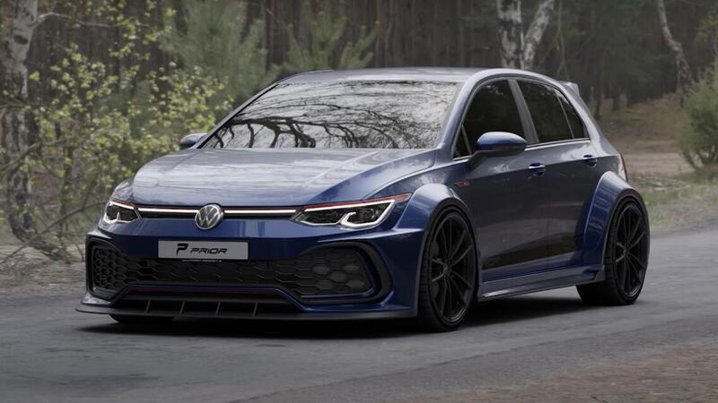 Volkswagen Golf 8 GTI, ancora pi&ugrave; aggressiva con i ritocchi di Prior Design