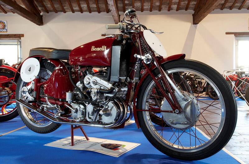 La Benelli 250 quattro cilindri con compressore (1942) della Collezione Morbidelli