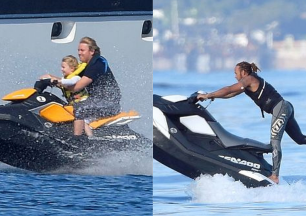 Hamilton e Rosberg di nuovo amici: i grandi rivali si godono una vacanza in yacht insieme