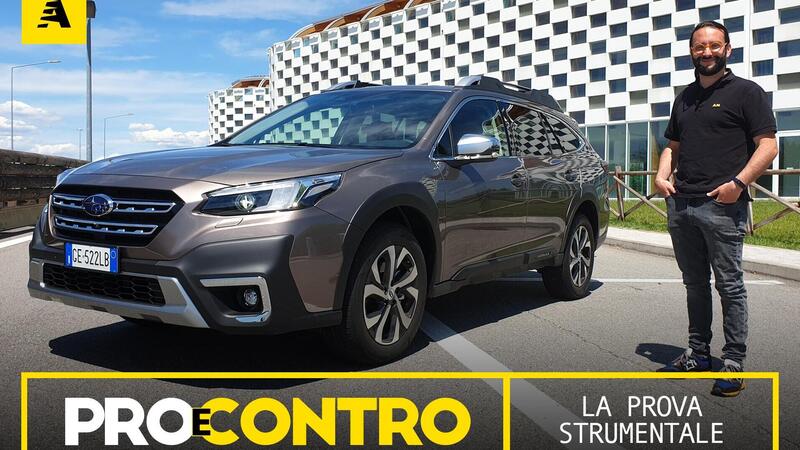 Subaru Outback, PRO e CONTRO | La pagella e tutti i numeri della prova strumentale