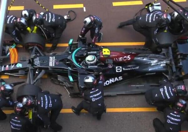 Il pit stop di Bottas a Monaco &egrave; il pi&ugrave; lungo al mondo: &egrave; durato 43 ore e 15 minuti