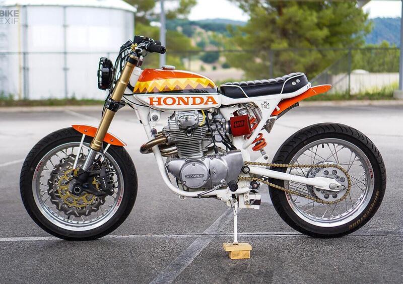 La Honda CB350 del 1970 adesso &egrave; una street scrambler