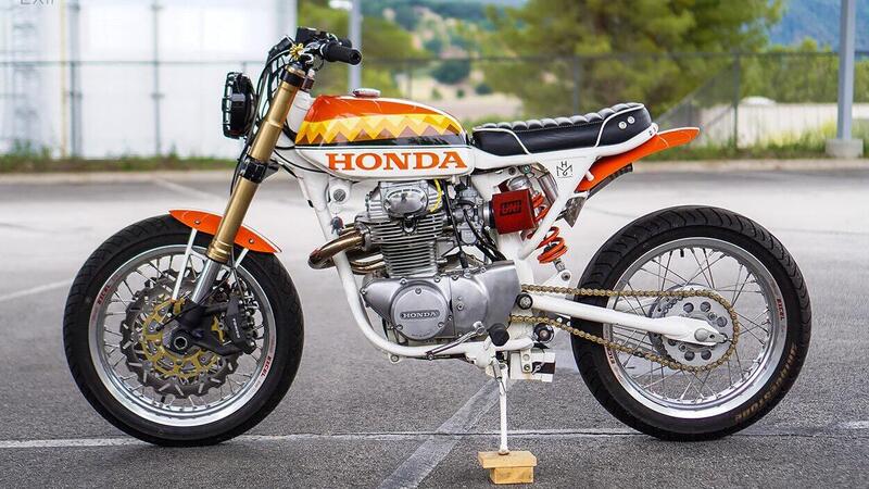 La Honda CB350 del 1970 adesso &egrave; una street scrambler