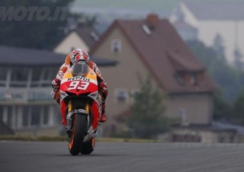 Marquez &egrave; il pi&ugrave; veloce nelle libere di sabato in Germania