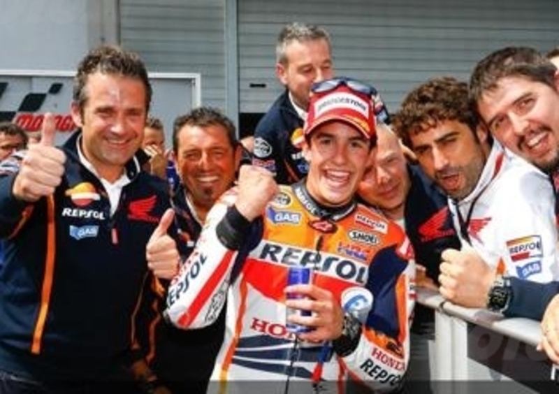 Marquez: &quot;Non &egrave; bello vincere senza Pedrosa e Lorenzo&quot;