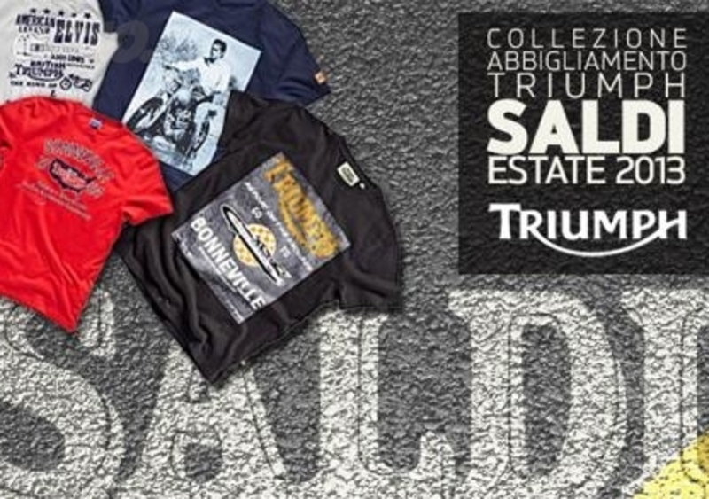 Abbigliamento Triumph: saldi d&#039;estate