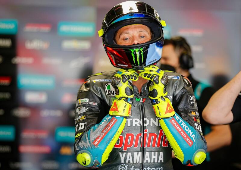 MotoGP 2021. GP di Catalunya a Barcellona. Valentino Rossi: &quot;Gomma senza grip fin dal primo giro&quot;