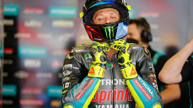 MotoGP 2021. GP di Catalunya a Barcellona. Valentino Rossi: &quot;Gomma senza grip fin dal primo giro&quot;