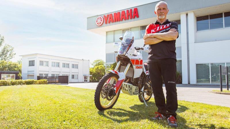 Franco Picco con la Yamaha T&eacute;n&eacute;r&eacute; 700 alla Gibraltar Race