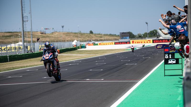 SBK 2021. Il video riassuntivo della seconda giornata di gare a Misano