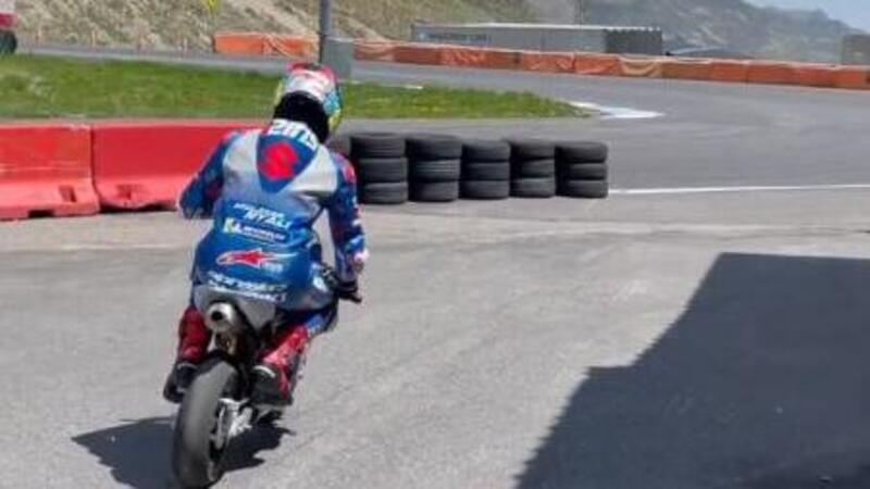 MotoGP 2021. Alex Rins torna in sella: primo allenamento verso il GP di Germania [VIDEO]