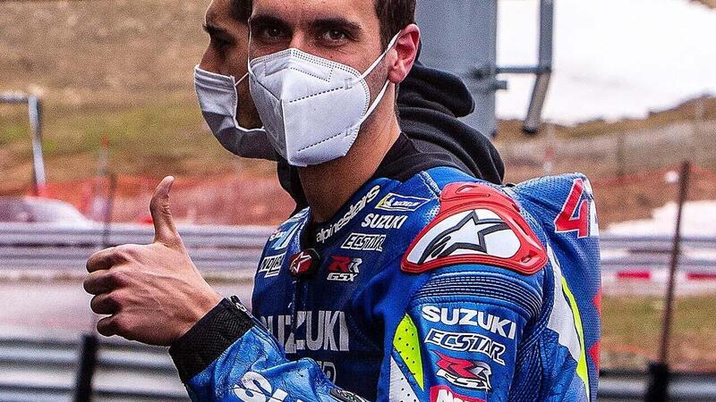 MotoGP 2021. GP di Germania al Sachsenring. Alex Rins: &ldquo;Ho un po&rsquo; di dolore, ma stringer&ograve; i denti&rdquo;