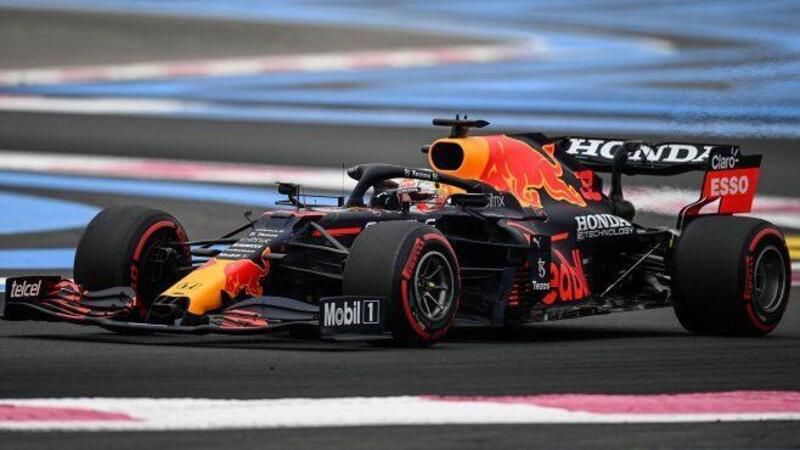 F1, GP Francia 2021, FP3: Verstappen al top