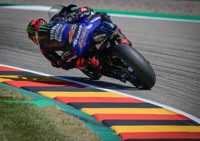 MotoGP 2021. GP di Germania al Sachsenring. Fabio Quartararo è il più veloce nel warm up