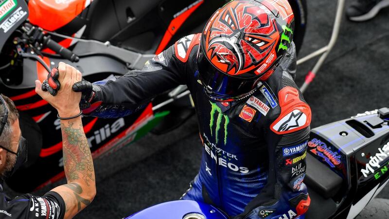 MotoGP 2021. GP di Germania al Sachsenring. Fabio Quartararo: "E&rsquo; un grande podio"