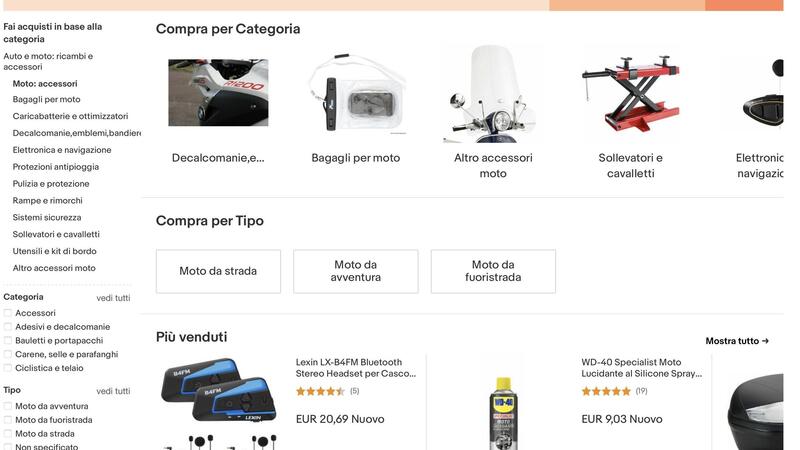 eBay, la vetrina di accessori (anche quelli introvabili) pi&ugrave; grande del mondo