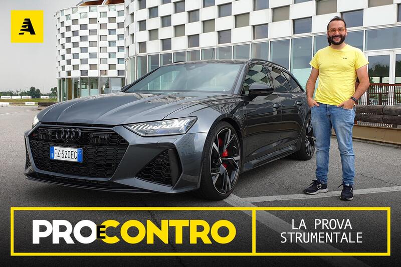 Audi RS6 Avant, PRO e CONTRO | La pagella e tutti i numeri della prova strumentale