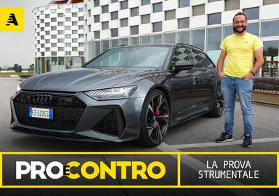 Audi RS6 Avant, PRO e CONTRO | La pagella e tutti i numeri della prova strumentale