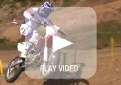 Jean Michel Bayle prova la nuova Honda CRF250R 2014