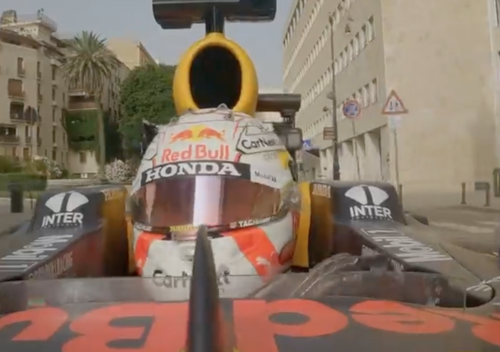 [VIDEO] Il primo onboard della Red Bull tra le vie di Palermo
